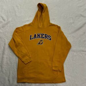 Nba Men's Yellow and Gold Hoodie